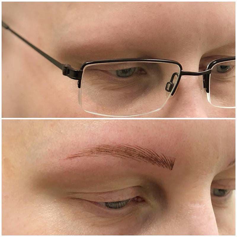 Microblading - before and after